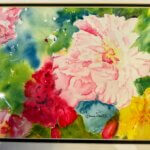 Peony Garden watercolor floral