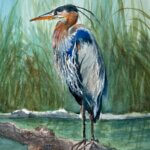 Watercolor painting by Pat Spence