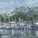 Watercolor painting by Kerry Kupferschmidt