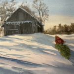 Watercolor painting by Linda Addict