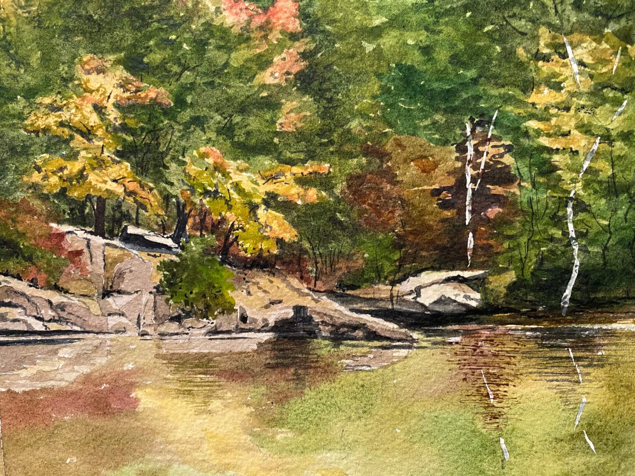 Painting by Becca Hlebain-Aaker