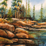 Watercolor Painting by Pat Spence