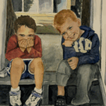 Watercolor painting by Paula Tift