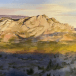 Watercolor painting by Becca Hlebain-Aaker