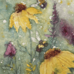 Watercolor painting by Pat Spence