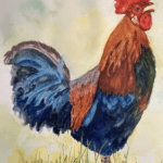 Watercolor painting by Linda Addict