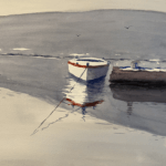 Watercolor painting by Becca Hlebain-Aaker