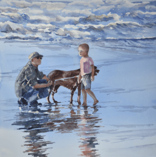 Watercolor painting by Catherine Harding