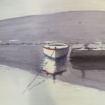 Watercolor painting by Becca Hlebain-Aaker