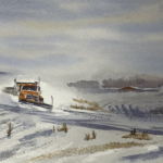 Watercolor painting by Susan Jensen Cekalla